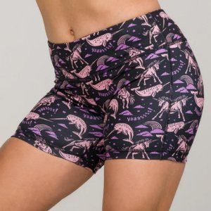 IAB Booty Shorts - Unicorn/Narwhal Print